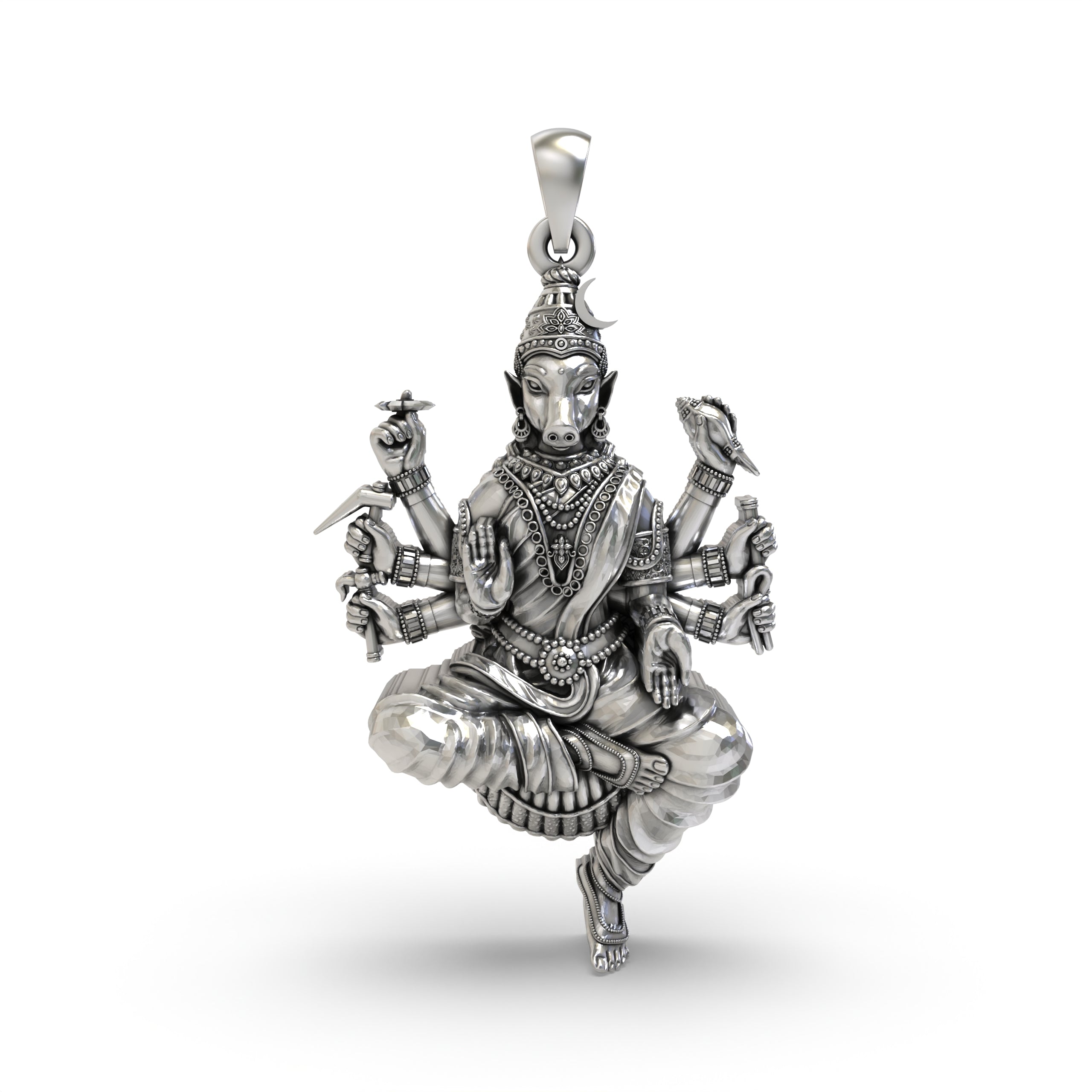 925 Silver Varahi Devi Pendant