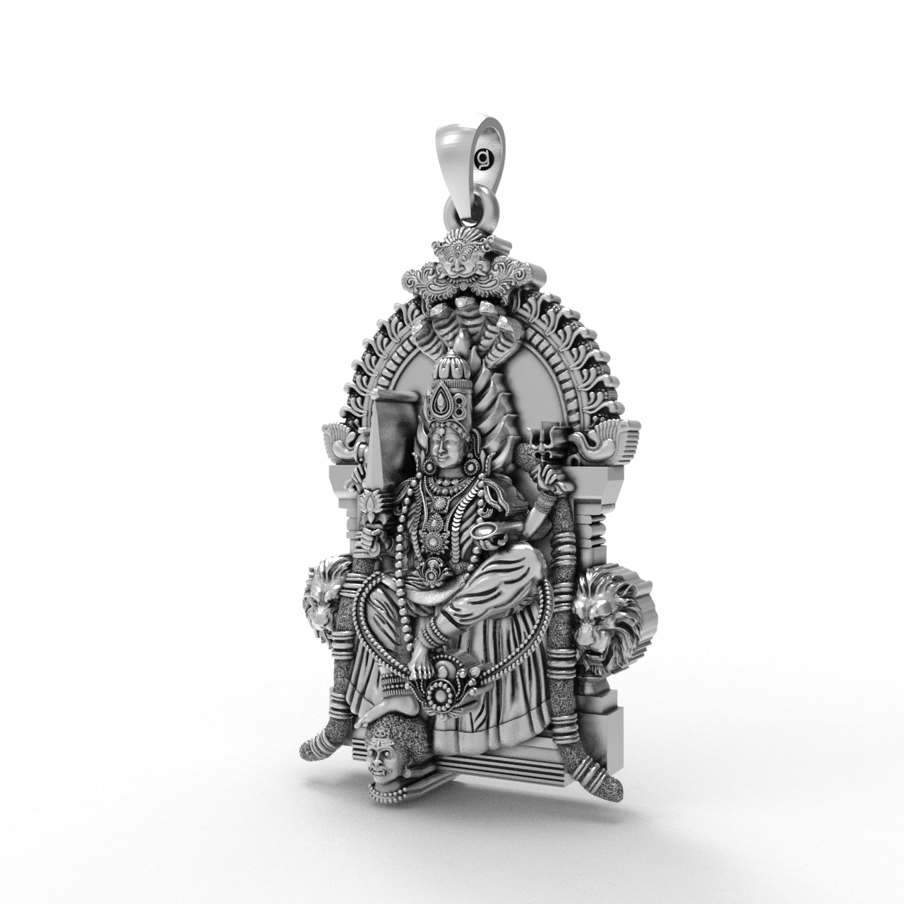 Angala Parameswari Amman 925 Silver Pendant