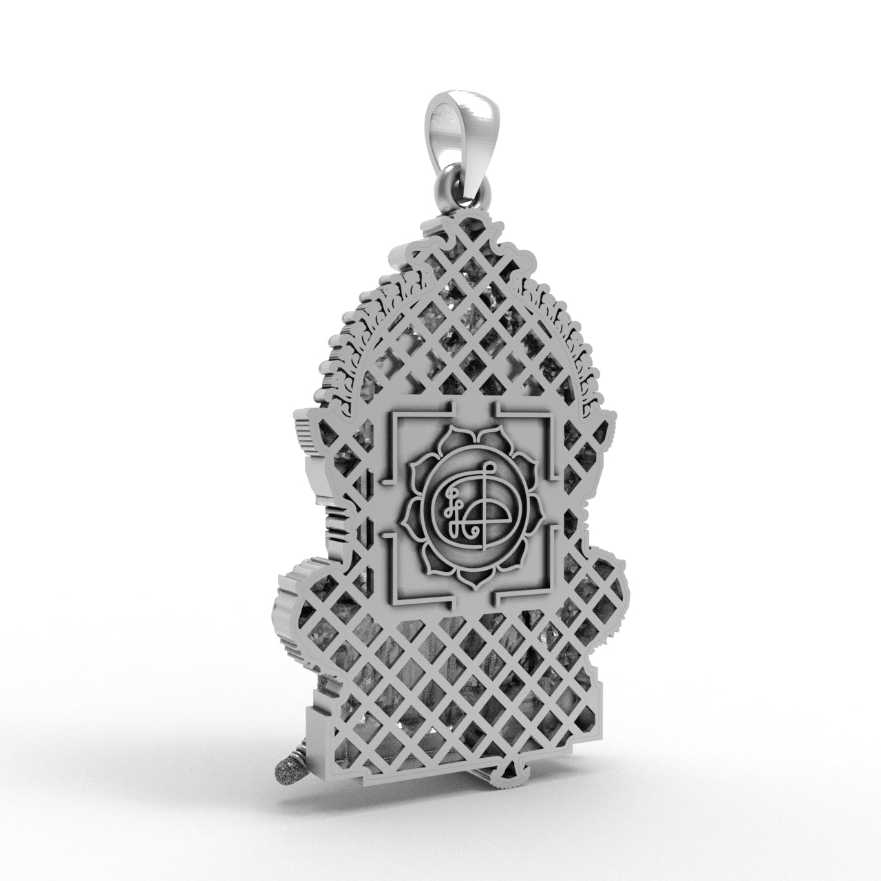 Angala Parameswari Amman 925 Silver Pendant